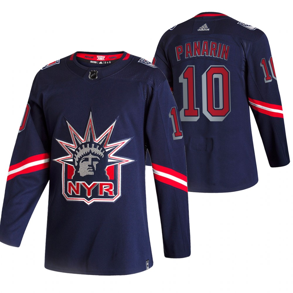 New York Rangers 23 Adam Fox Navy Men's Adidas 202021 Reverse Retro
