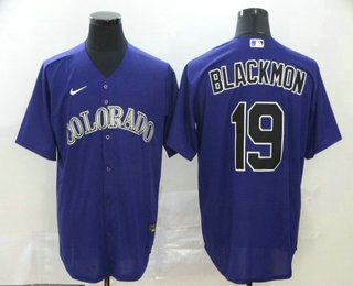 charlie blackmon black jersey