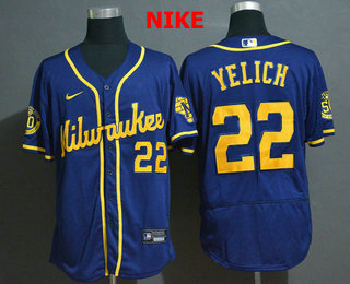 blue yelich jersey