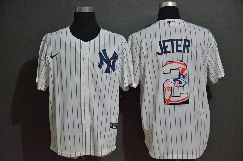 Nike Men's New York Yankees Derek Jeter #2 Navy Cool Base