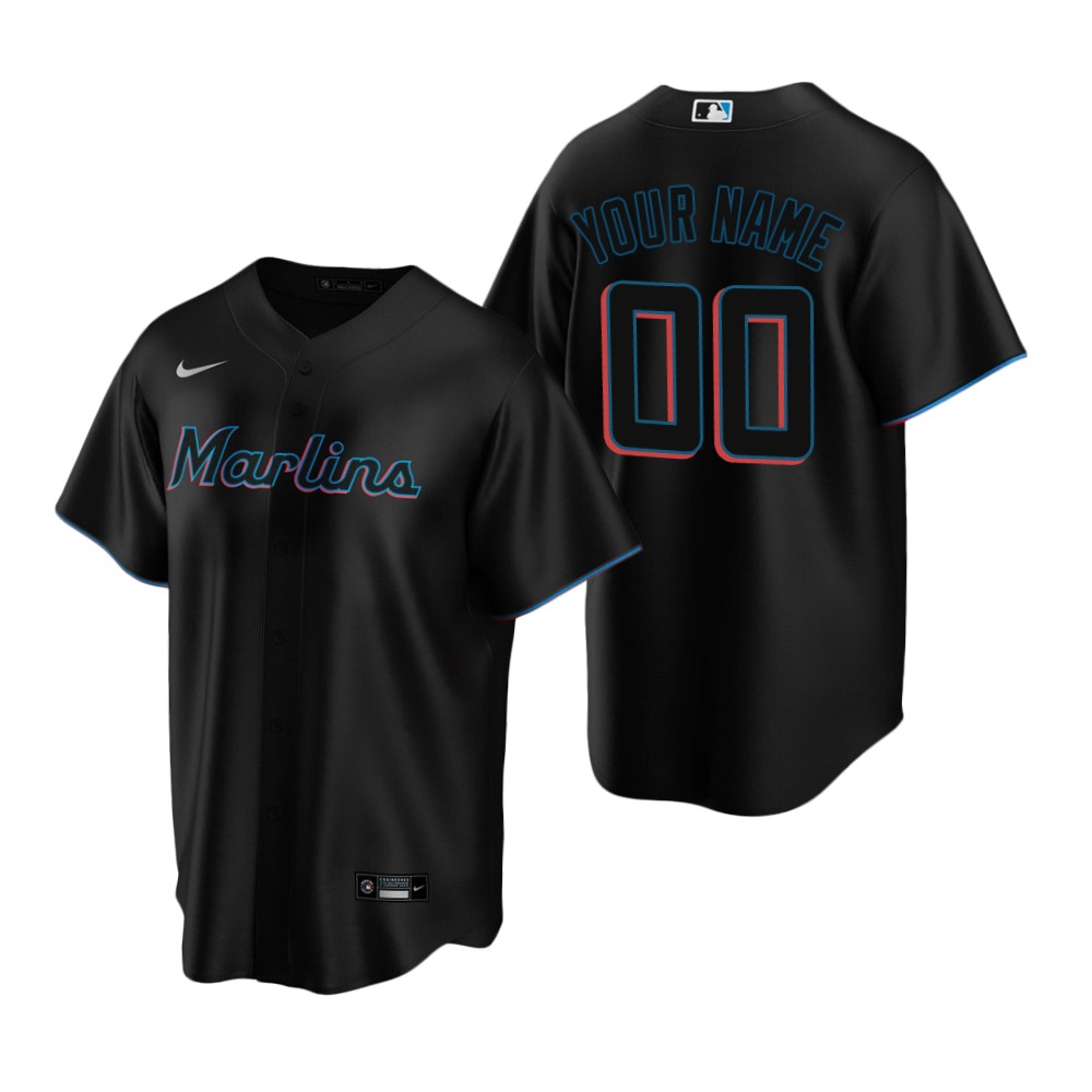 Miami Marlins Throwback Cool Base Jersey - All Stitched