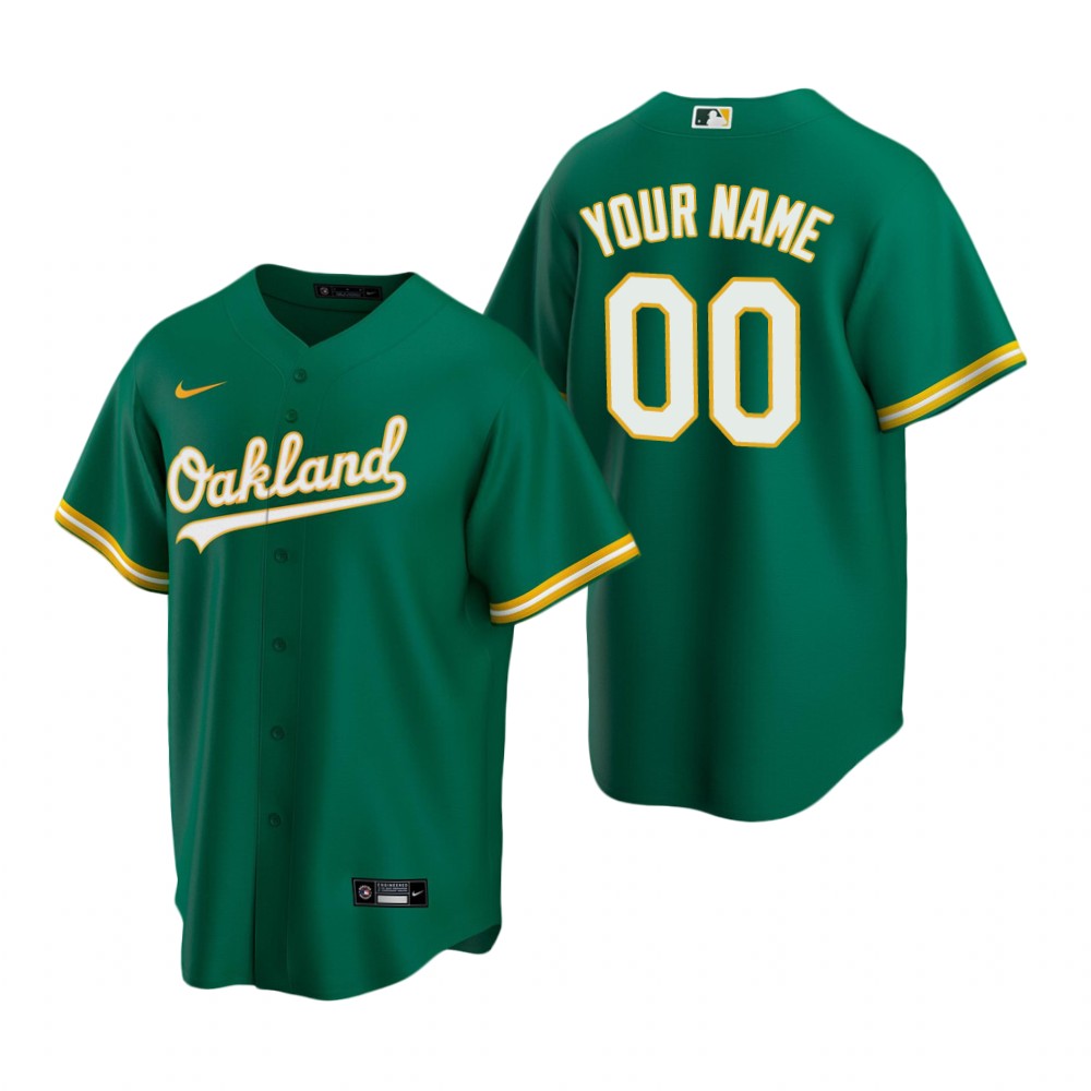 Oakland Athletics Nike Home Replica Custom Jersey - White