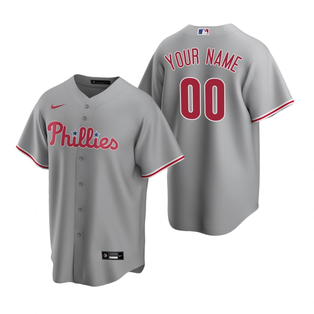 Women's Philadelphia Phillies Majestic Gray Road Cool Base Team Jersey