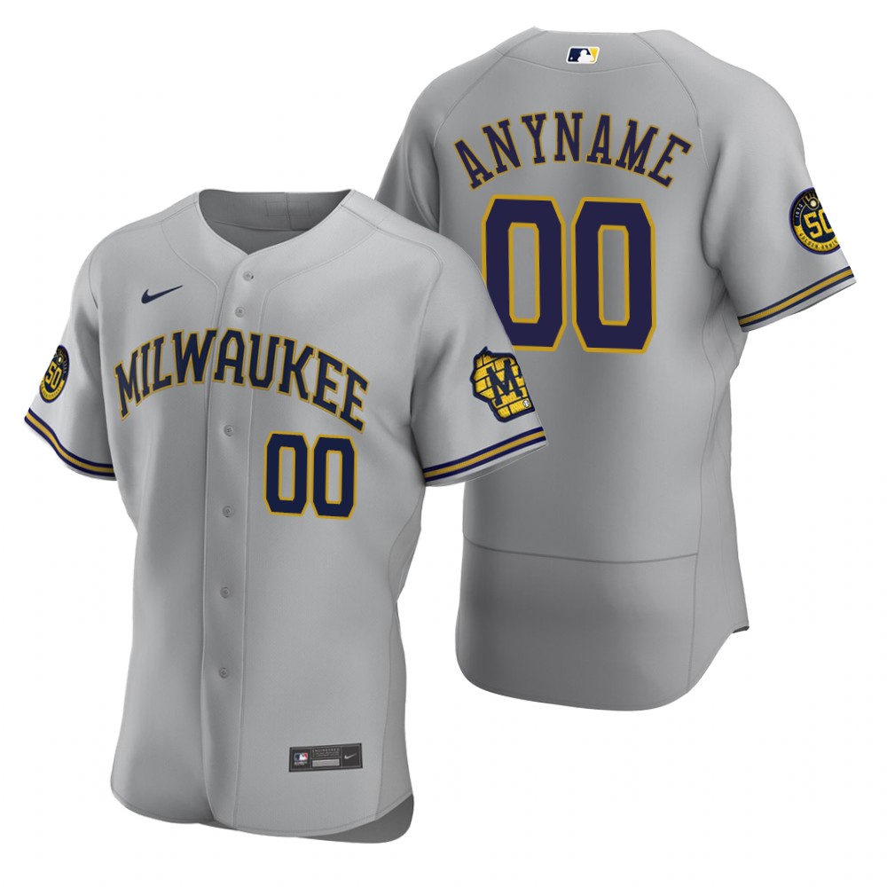 milwaukee brewers custom jersey