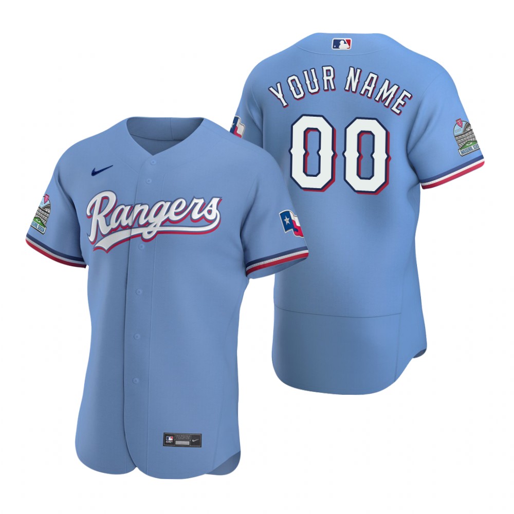 custom texas rangers jersey