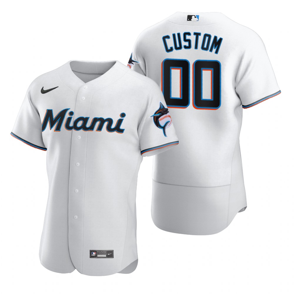 Miami Marlins Majestic 2019 Official Cool Base Jersey - Gray