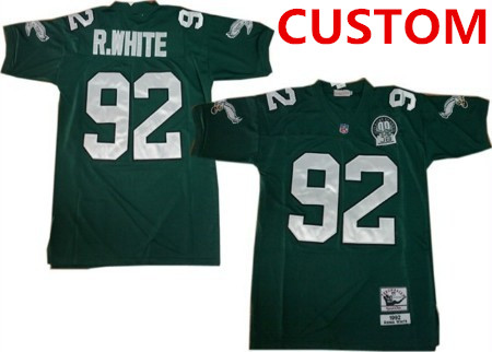 custom eagles throwback jersey