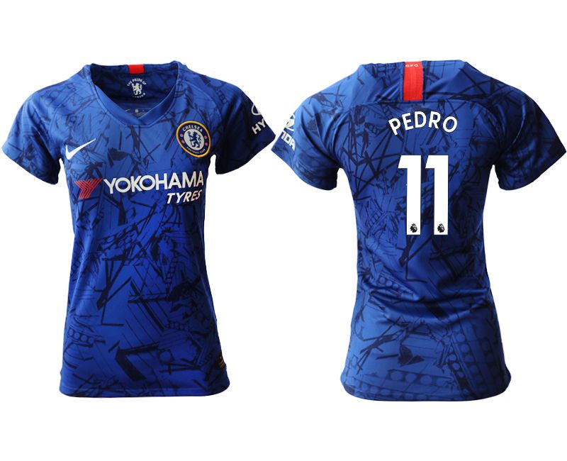 Women 20192020 club Chelsea home aaa version customized blue Soccer