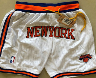 New York Knicks White Short on sale,for Cheap,wholesale from China