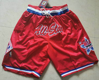 NBA All Star Game 1991 West Basketball Just Don Shorts Red - Rare  Basketball Jerseys