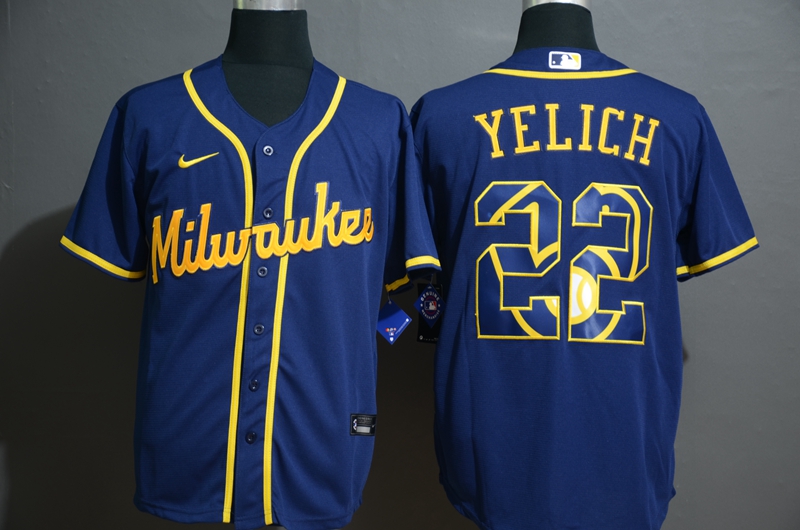 blue yelich jersey