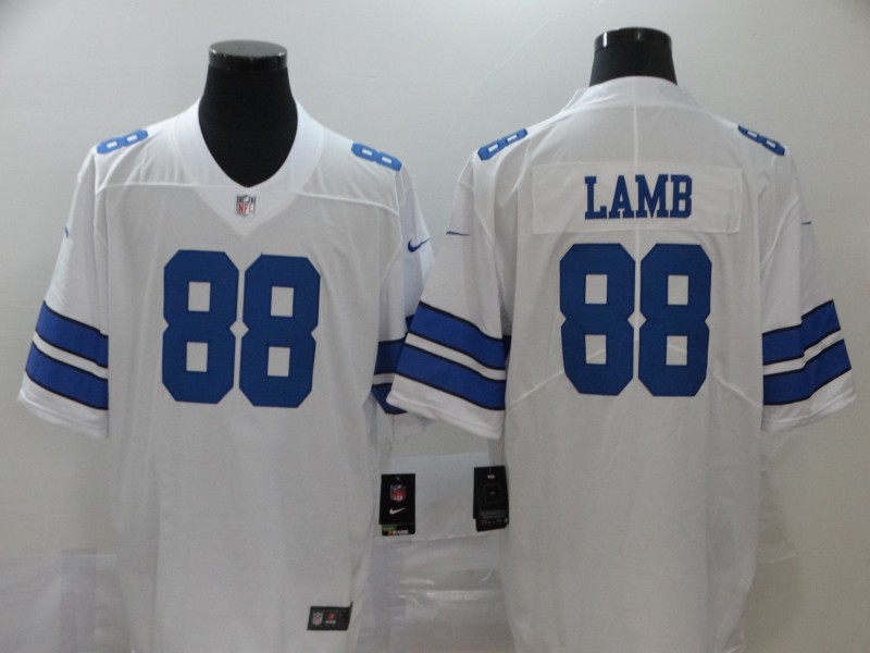 white ceedee lamb jersey