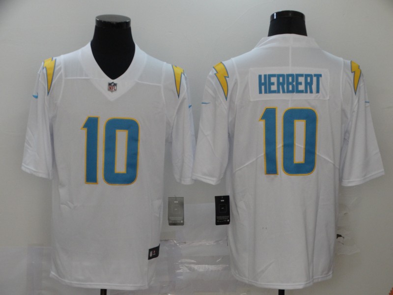 justin herbert white jersey