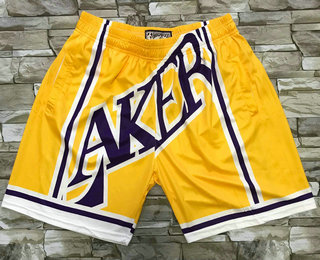 lakers just don shorts replica