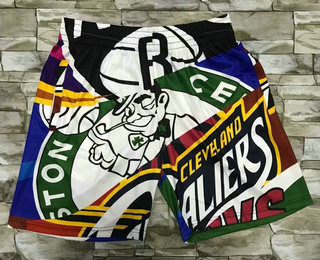nba front logo shorts