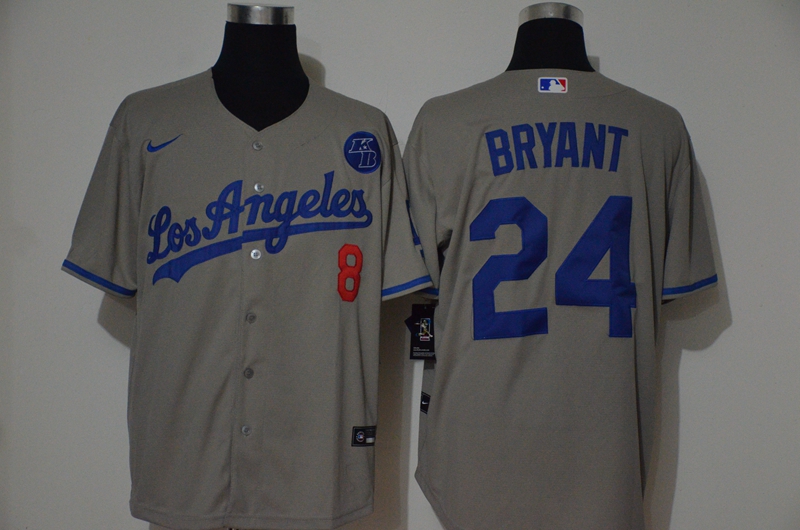 Dodgers #8/24 Kobe Bryant Lakers/Dodgers Patch Jersey - All