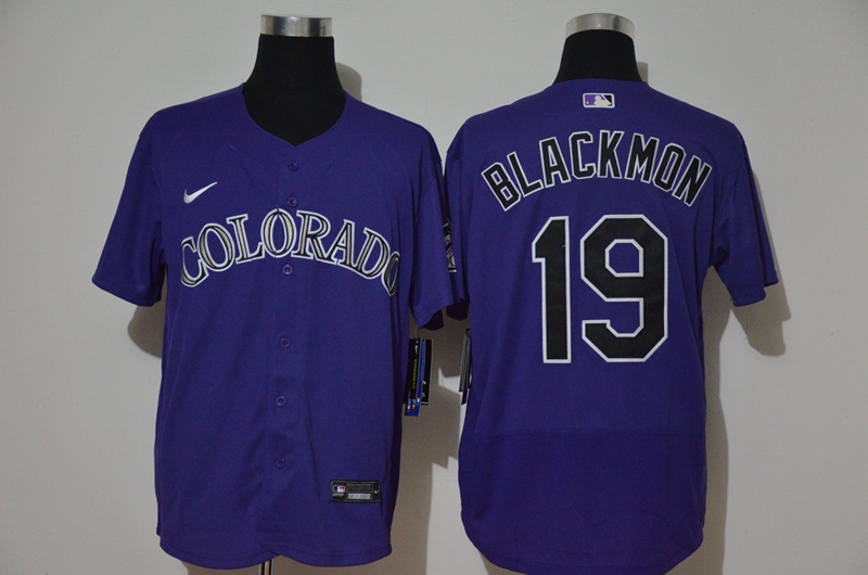 Men's Colorado Rockies #19 Charlie Blackmon White 2020 Cool and