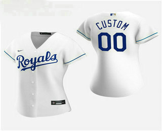 Men's Kansas City Royals Custom Nike White 2020 Stitched MLB Flex Base Jersey on sale,for Cheap 