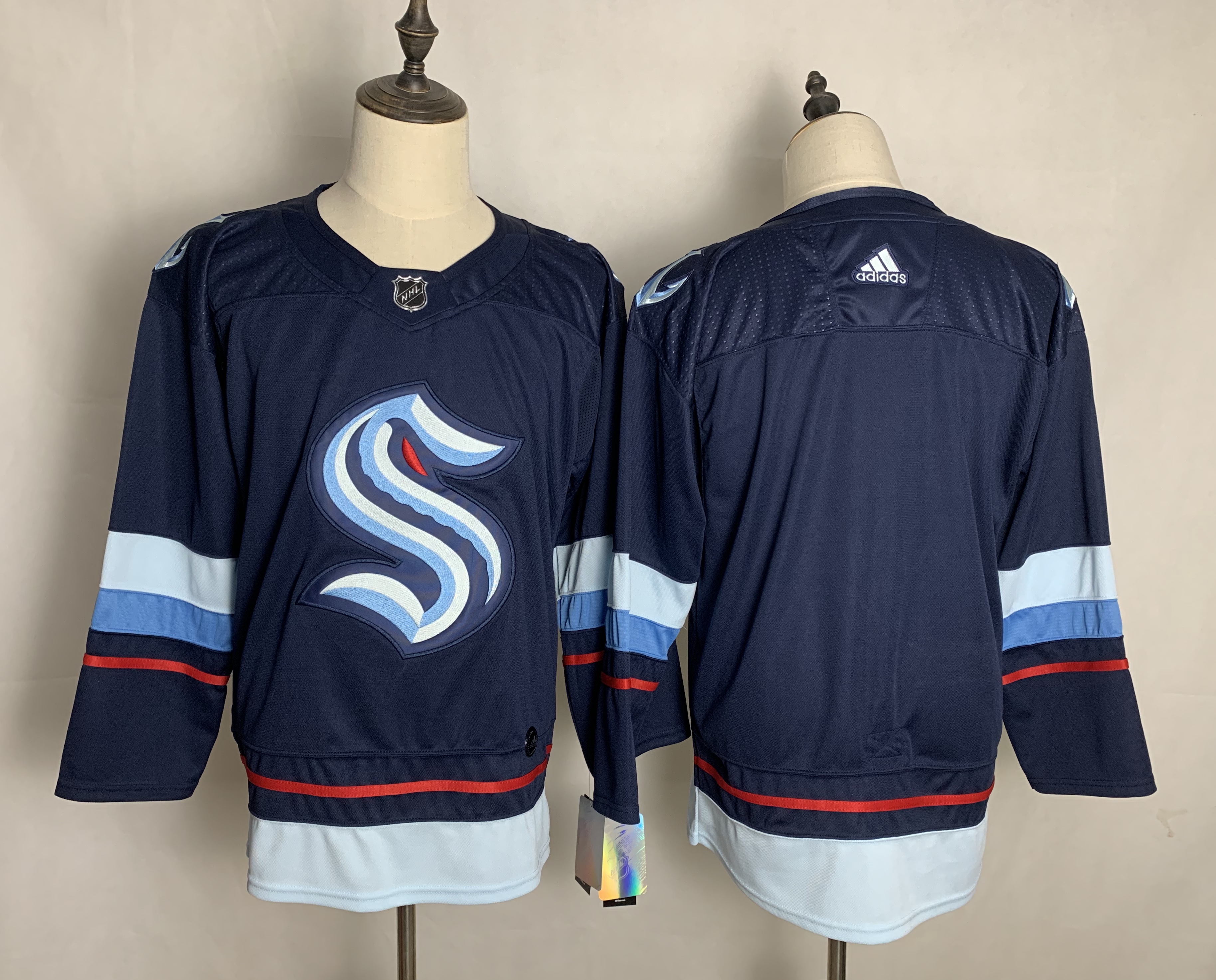 Men\'s Seattle Kraken Blank Navy Blue Stitched Adidas NHL Jersey on sale,for Cheap,wholesale from ... Men\'s Seattle Kraken Blank Navy Blue Stitched Adidas NHL Jersey on sale,for Cheap,wholesale from ...