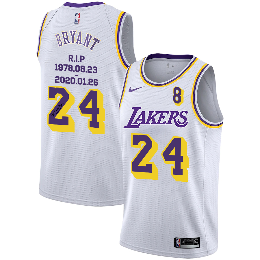 Kobe Bryant Los Angeles Lakers Swingman Jersey 8/24 – Kiwi Jersey Co.