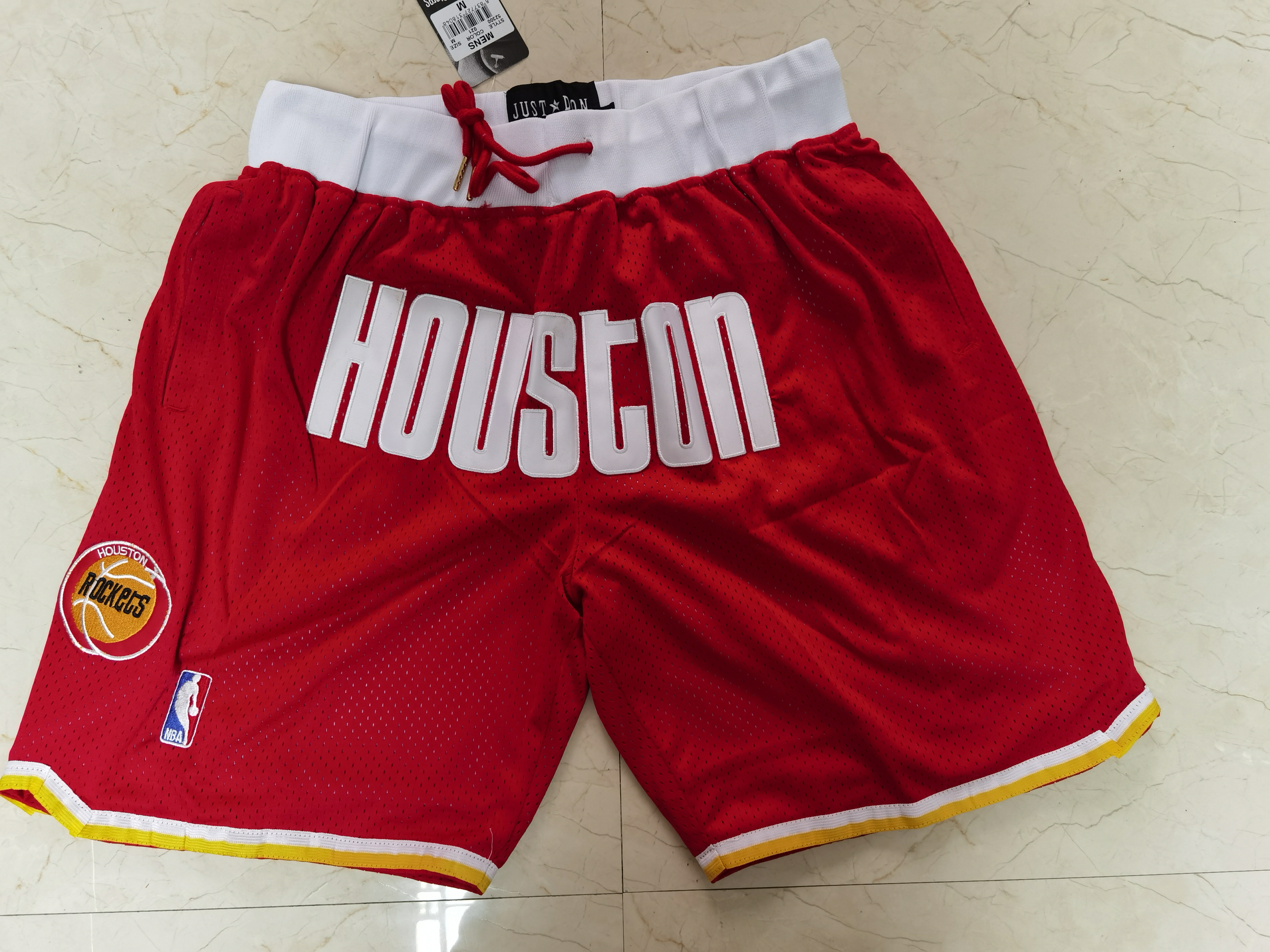 Men's Houston Rockets Navy Blue With Pocket Just Don Swingman Shorts on ...