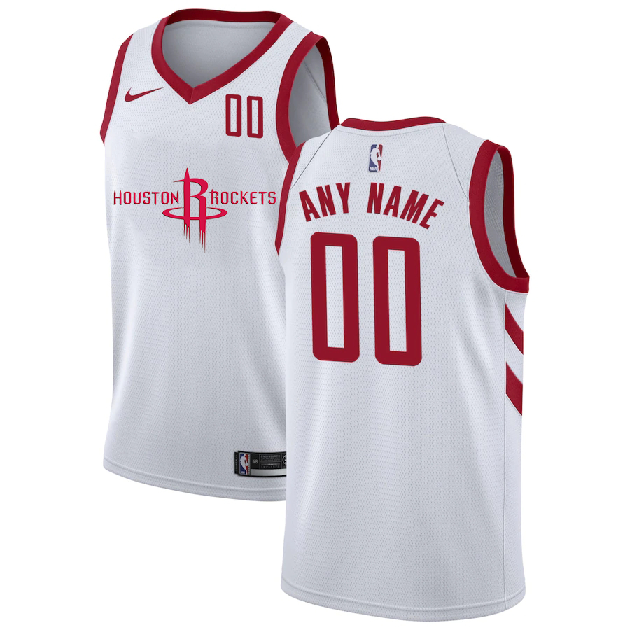 Houston Rockets Nike Association Swingman Jersey - Custom - Mens