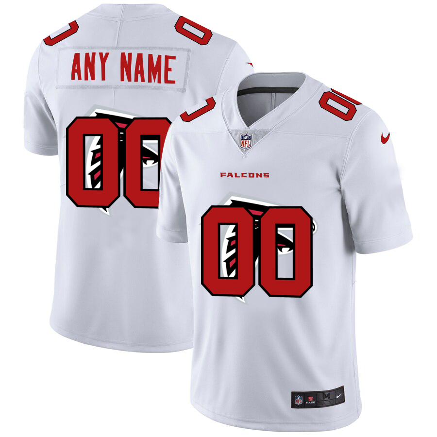 Nike Atlanta Falcons Customized White Team Big Logo Vapor Untouchable