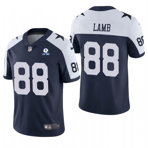 Dallas Cowboys CeeDee Lamb Navy Jersey