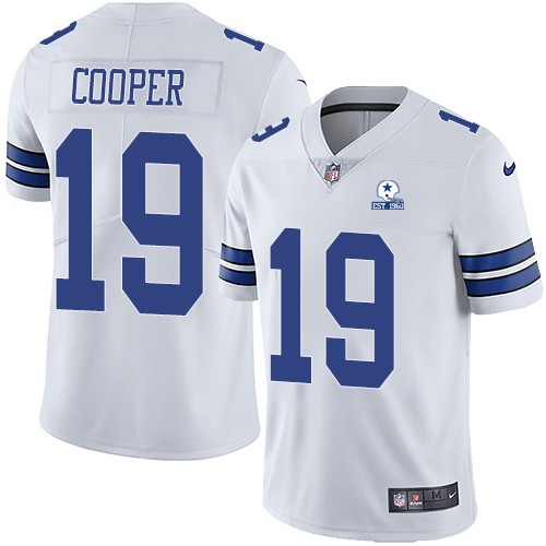 Men's Dallas Cowboys Dak Prescott Nike White 60th Anniversary Limited Jersey