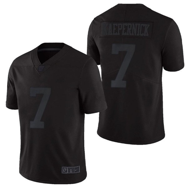 black colin kaepernick jersey nike