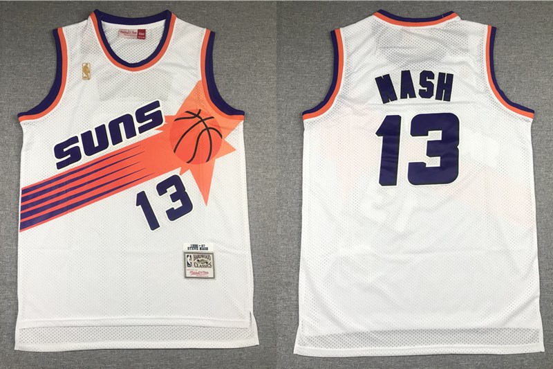 Autographed Steve Nash Retro Suns #13 Authentic Jersey