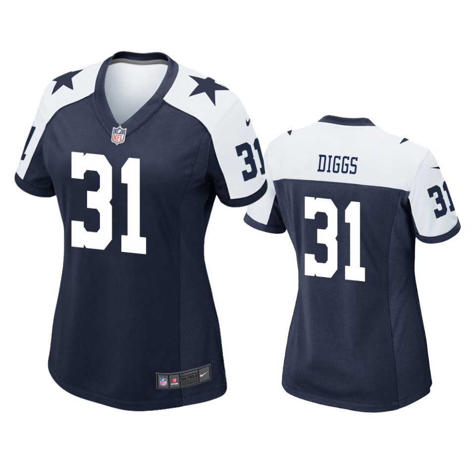 Women's Dallas Cowboys 31 Trevon Diggs Navy Alternate Game Jersey on sale,for Cheap,wholesale