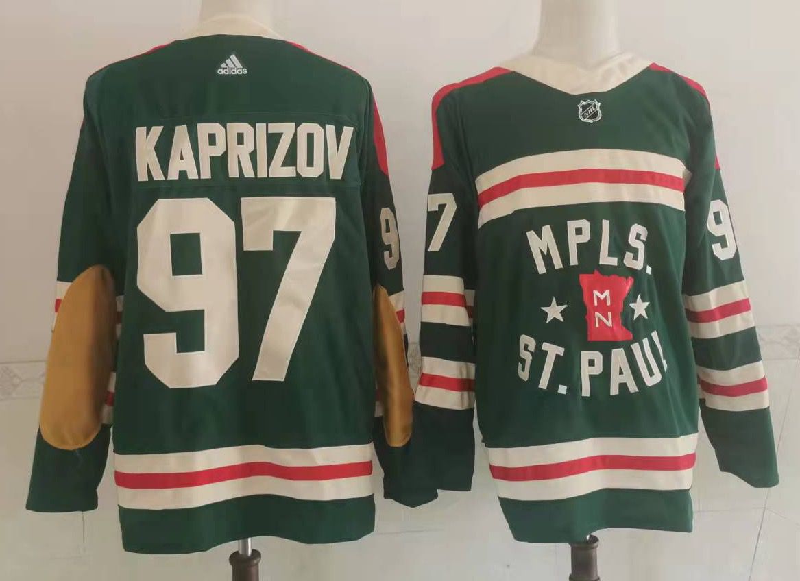 FanHQ Kirill Kaprizov Autographed Adidas Authentic Minnesota Wild 2022 Winter Classic Jersey