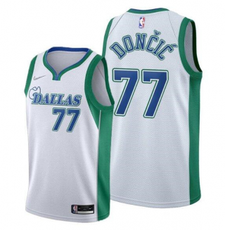 Luka Dončić #77 Dallas Mavericks Basketball Trikots City Edition Stitched 