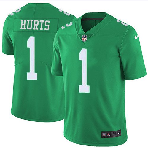 jalen hurts white nike vapor jersey