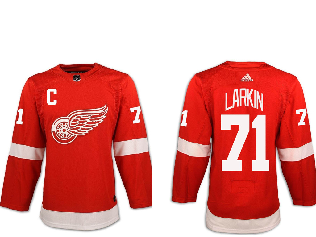 adidas '22-'23 Reverse Retro Detroit Red Wings Dylan Larkin #71 ADIZERO  Authentic Jersey