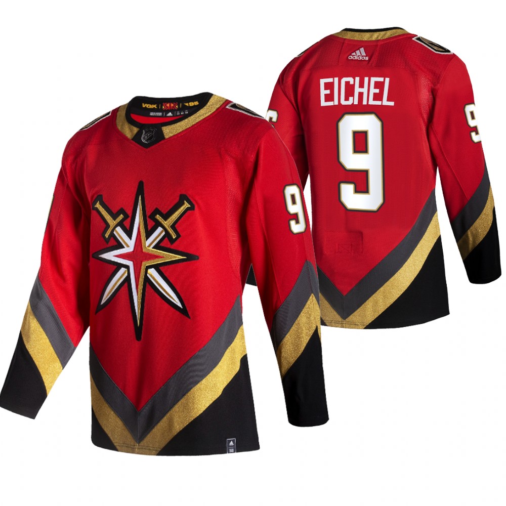 Adidas Jack Eichel Las Vegas Golden Knights Reverse Retro NHL Jersey Black  46