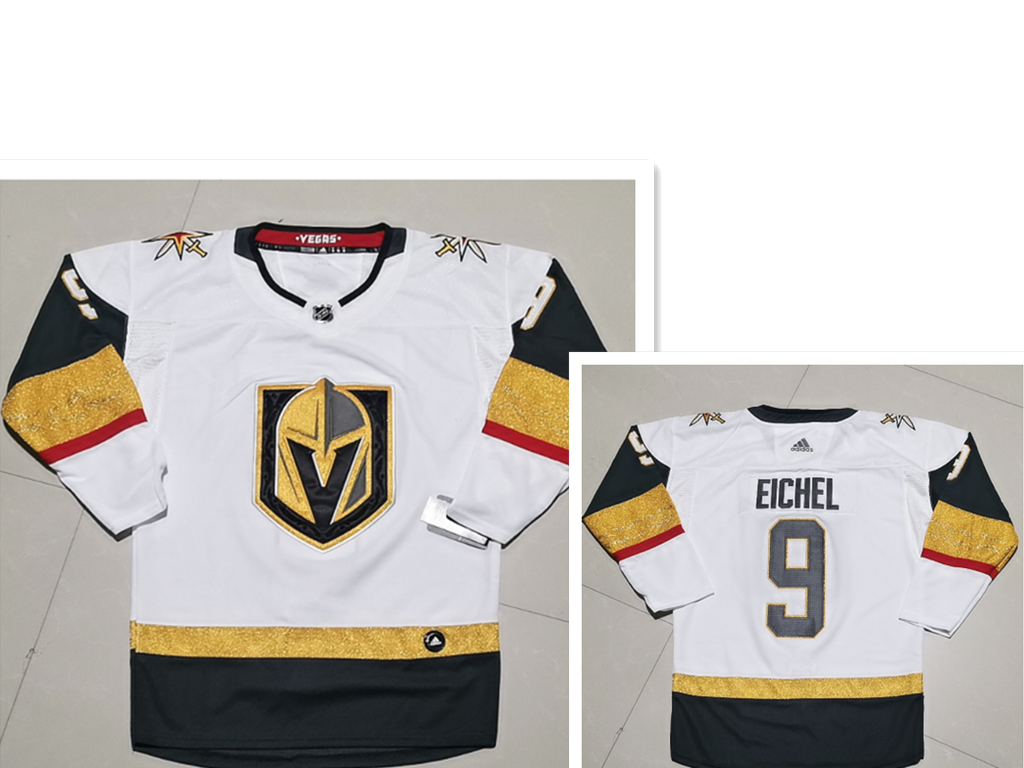 Jack Eichel #9 Vegas Golden Knights Reverse Retro Jersey Size 50