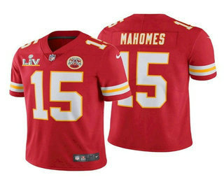 men's kansas city chiefs patrick mahomes nike red vapor untouchable limited jersey