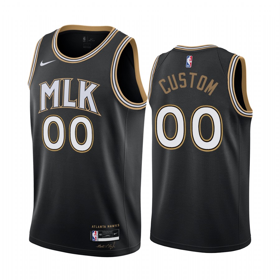 Custom mlk hawks jersey Clearance