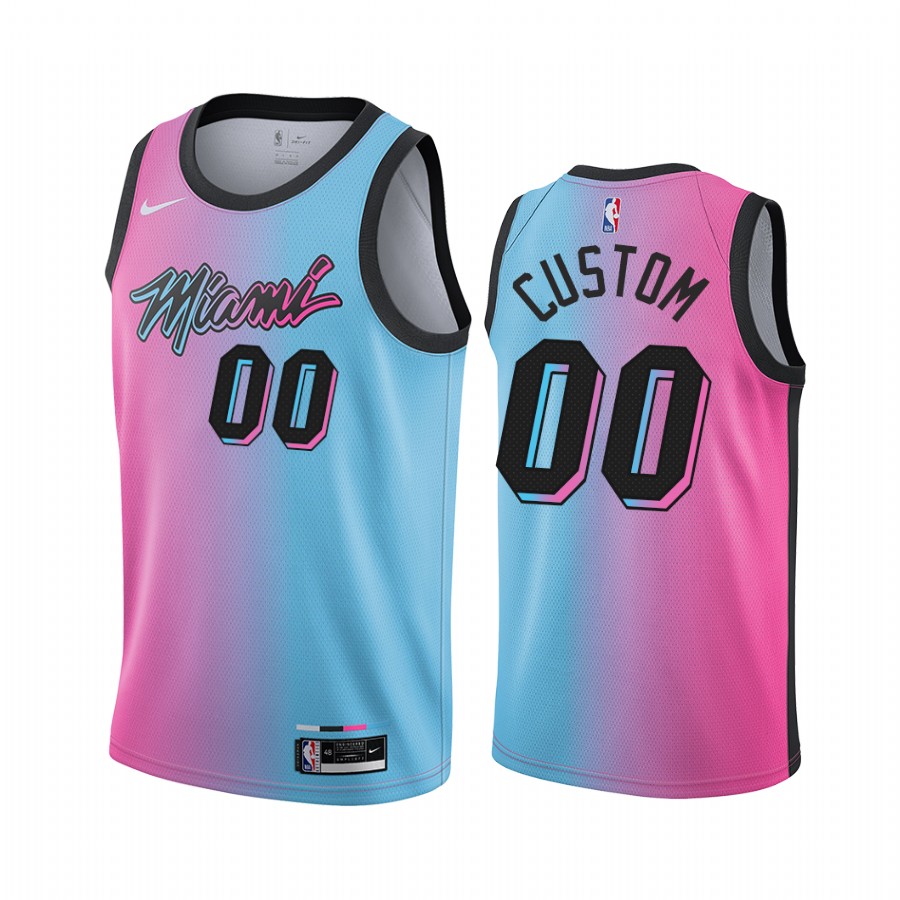 Nike Basketball - NBA Miami Heat Swingman - Maillot en jersey - Rose/bleu -  Vinted