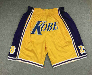 Just Don Los Angeles Lakers Pants - Black/Yellow, Size XXL by Sneaker Politics