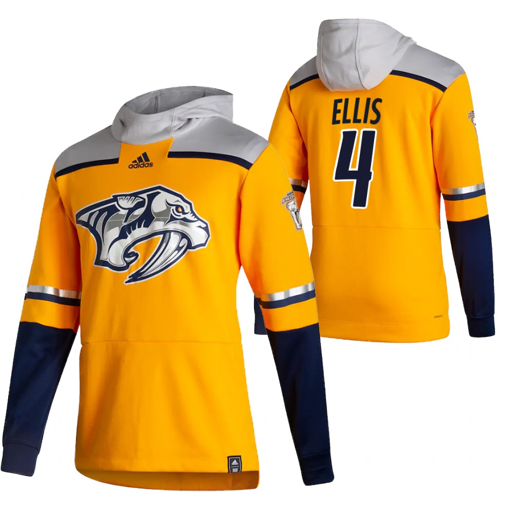 انفرتر Nashville Predators #4 Ryan Ellis Adidas Reverse Retro Pullover ... انفرتر