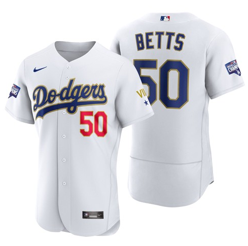 Dodgers Jersey Bryant #24 White