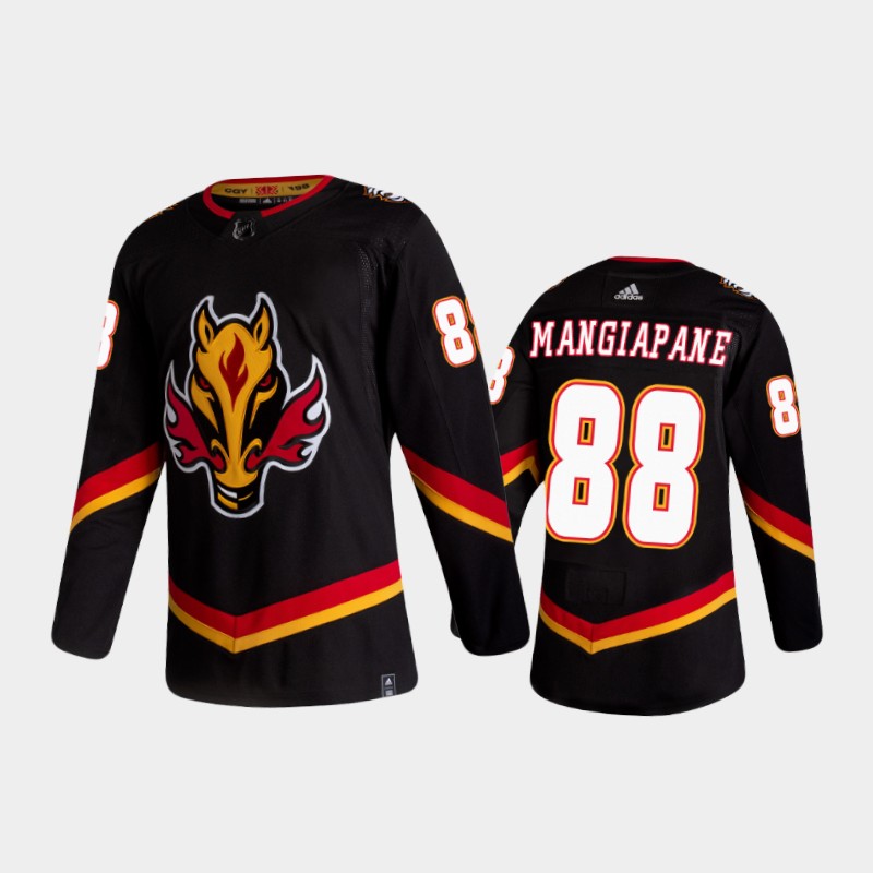 Large Men's Calgary Flames Jersey Pro Player Horse Blasty Alternate Black  Large - Waterfront Online