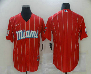 Miami Marlins Throwback Cool Base Jersey - All Stitched