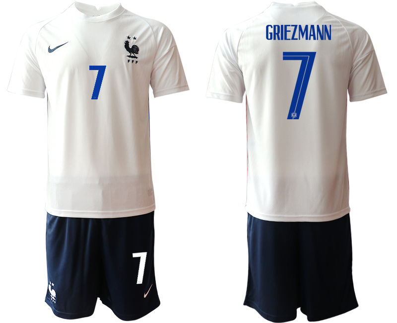 Men 2021 France away 7 soccer jerseys on sale,for Cheap,wholesale from