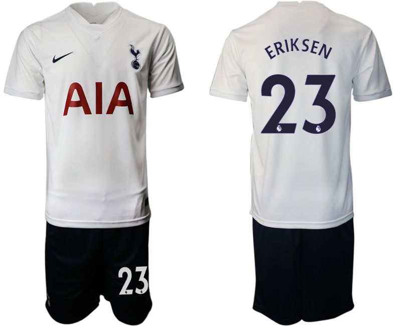Men 20212022 Club Tottenham home white 23 Nike Soccer Jersey on sale