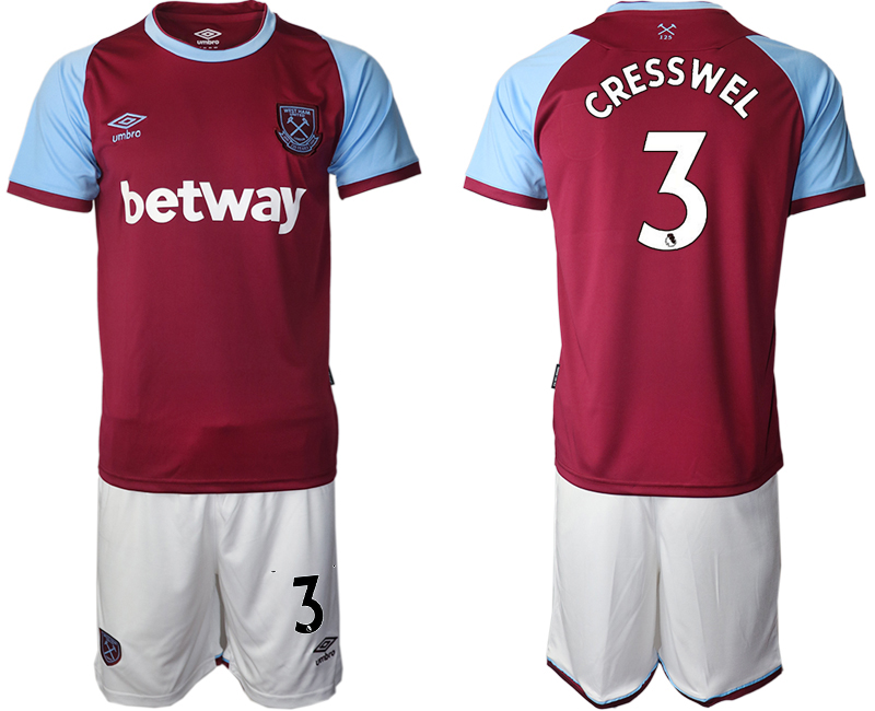 Men 20202021 club West Ham United home 16 red Soccer Jerseys on sale