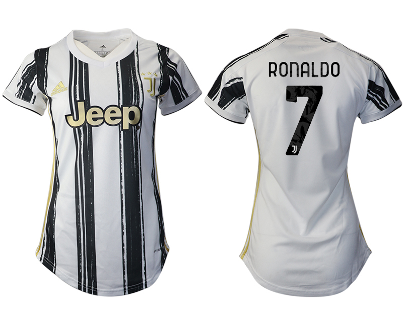 Women 20202021 Juventus home aaa version 21 white Soccer Jerseys on
